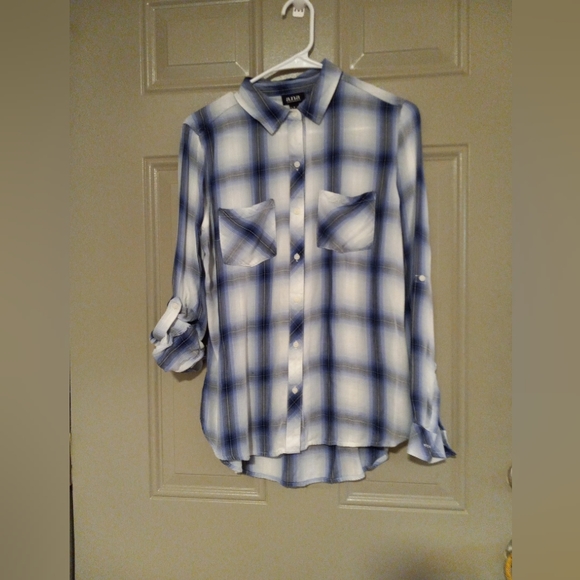 A.n.a  Shirt button up  long sleeve,size - Picture 2 of 8